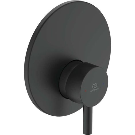 Ideal Standard CeraLine - Duscharmatur, Unterputz, mit Körper, schwarz A6940XG