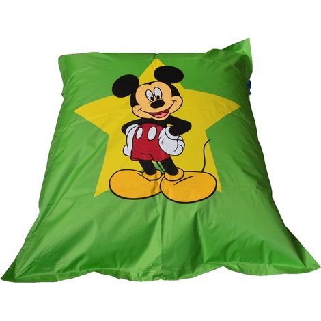 Housse pour pouf géant Mickey Mouse 135x160 cm Vert