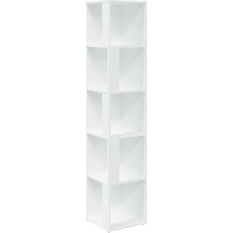 Maison Exclusive - Armadio Angolare Bianco 33x33x164,5 cm in Truciolato