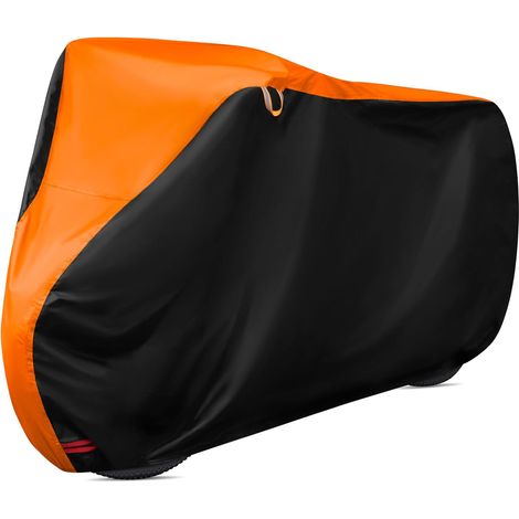 Housse de vélo 210T imperméable de qualité supérieure - Couverture de vélo - Avec œillets - Protection solaire - Anti-déchirure - Avec sac - 200 x 110 x 70 cm (1/5)