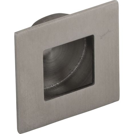 Technik Team Muschelgriff Eros 30mm Einlass ø 24mm zum Einlassen, Edelstahl gebürstet (1/2)
