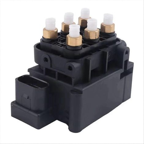 vanne de distribution de pompe à air compatible, électrovanne d'alimentation en air de suspension pneumatique (1/5)