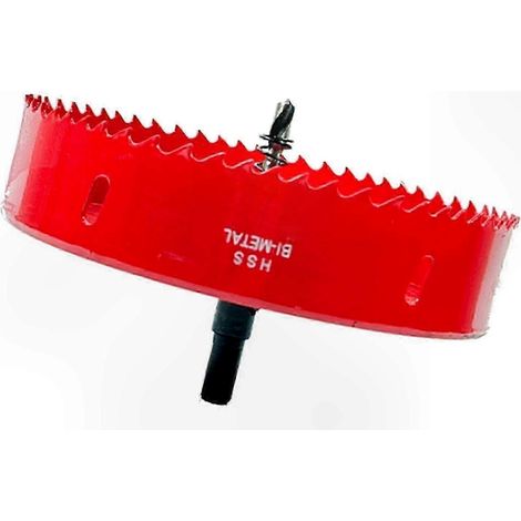 Scie cloche bimétallique M42 250 mm pour la découpe de bois, plastique, plâtre, métal et tôles fines (1/3)