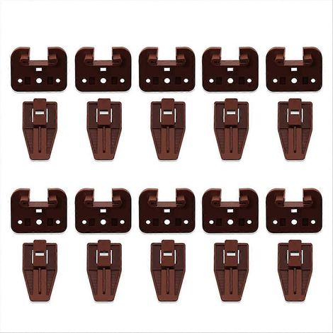 Glissières et guides en plastique pour tiroirs de montage, B (1/5)