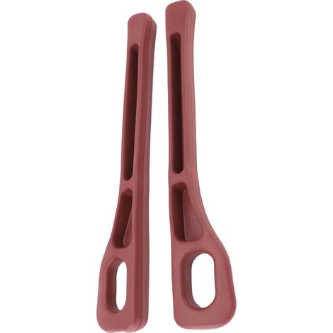 Lot de 2 bouchons d'espace pour siège auto avec support pour téléphone, empêche les chutes et organise l'espace entre les sièges. Universel, pour voitures, SUV et camions (rouge). (1/5)