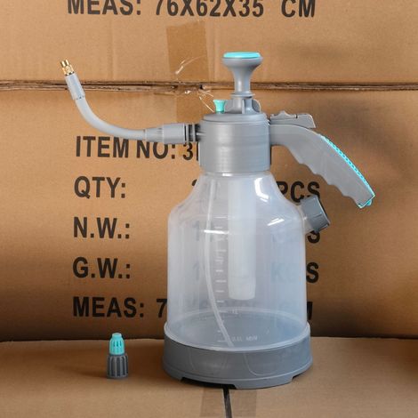 3-Liter-Drucksprüher mit verstellbarer Düse – Säure- und laugenbeständiger Sprüher für Garten, Desinfektion und Autowäsche, 1 Stück, Weiß (1/4)