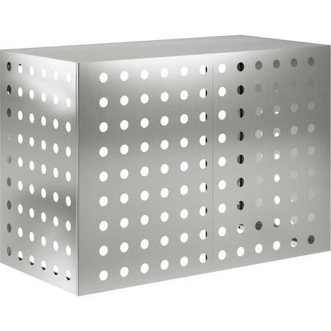 Air Conditioner Cover Silver 100 x 50 x 70 cm Galvanised Steel vidaXL