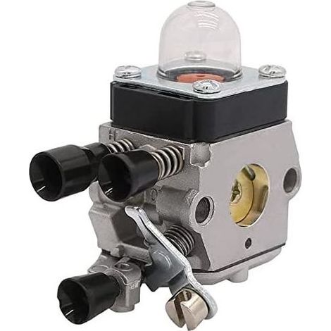 Vergaser für Stihl FS38, FS45, FS46, FS55, FS55r, FS55rc, FS74, FS75, FS80, FS85, KM55, HL45, KM55r, Rasenmähervergaser mit Dichtungen, Primerpumpe und Zündkerze (1/5)