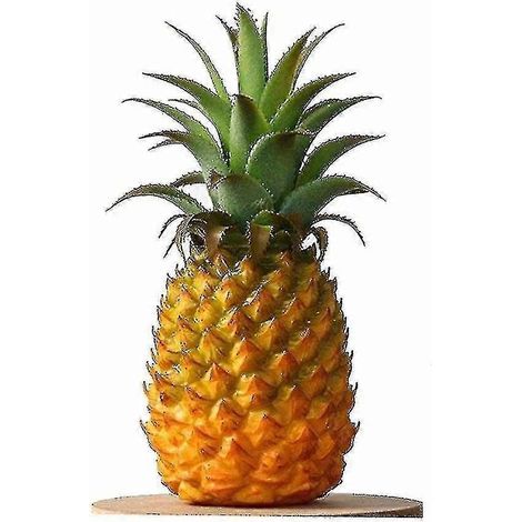 Fruits artificiels réalistes, faux ananas pour la décoration (1/4)