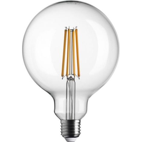 Lampe LED Globe Ø125 mm – Dimmable – E27 – 7 W – 2700 K – 806 lm – Filament décoratif