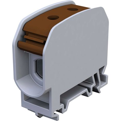 Gewindeschienenverbinder STB 16 Al/Cu 87110 Simblock, braun