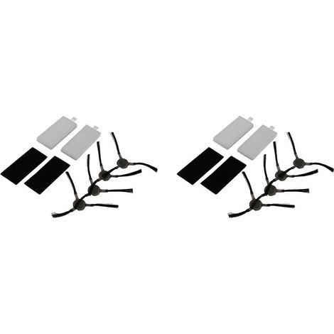 Lot de 2 filtres pour brosses latérales compatibles avec les robots aspirateurs Lefant M201 / T700 / M500 / 501 (1/5)