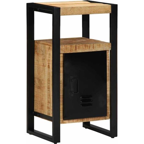 Armoire de salle de bain Marron Bois de mangue massif (1/5)