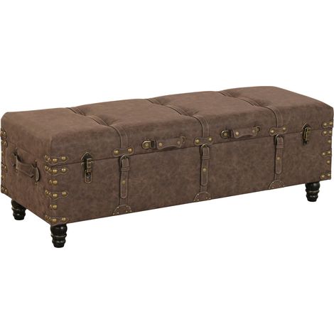Descalzadora Pu Mdf 121X43X41 Vintage Desgastado (1/5)