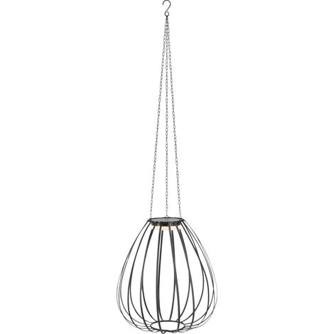 Suspension solaire - noir - led solaire dimmable ip44 42 cm markslojd - ovia 224314288 (1/3)