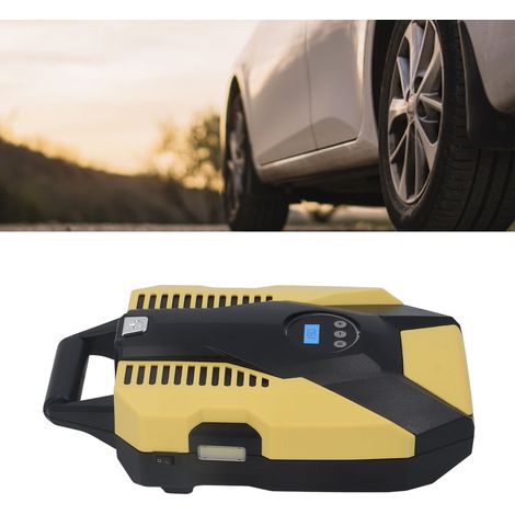 ATJ-1266 Auto-Luftpumpe, Doppelzylinder, 12-V-Elektro-Luftpumpe für den Heimgebrauch, tragbarer Reifenfüller mit Digitalanzeige (1/5)