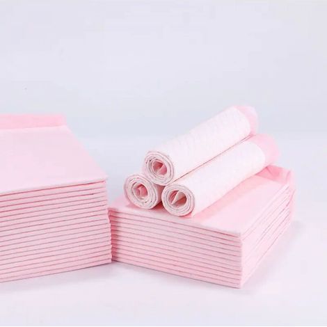 Matelas à langer extra épais pour chiots (60 cm x 60 cm) avec surface anti-fuite et super absorbante pour l'apprentissage de la propreté, lot de 40 (1/5)