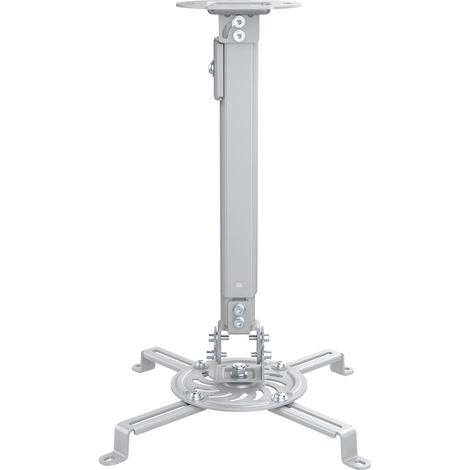 Staffa per proiettore a soffitto da 38 a 58 cm SILVER
