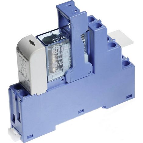 Finder 48.61.9.024.1050 Relè di accoppiamento 24 V/DC 16 A 1 scambio 1 pz.