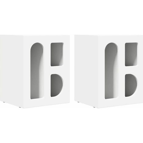 Maison Exclusive - Nachttisch 2 pcs Weiß 40 x 35 x 50 cm Holzwerk