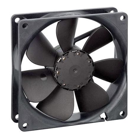 Ventilador axial EBM Papst 3414NGH negro 92x92x25 mm