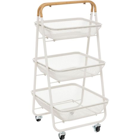 Servierwagen mit rollen mayaj 3 ebenen 48x41,5cm - 5five (1/4)