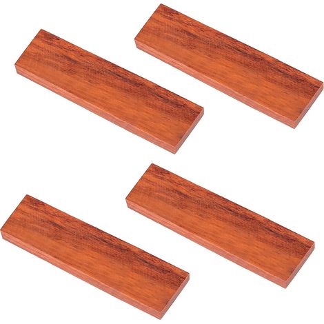 4 Piece Knife Handle Material Natural Red Pear Wood Slabs DIY Tools for Knives Knife Handle Scales 16x4x1cm (1/5)