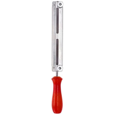 Lime à affûter pour tronçonneuse à manche en bois, outil d'affûtage en acier inoxydable, outil d'affûtage antirouille, outils à main