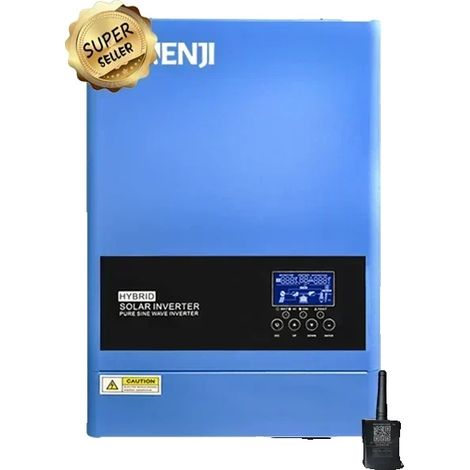 Onduleur Solaire Hybride, Onde Sinusoïdale Pure, Charge MPPT, ANJ-6200W-48V-WIFI (1/2)