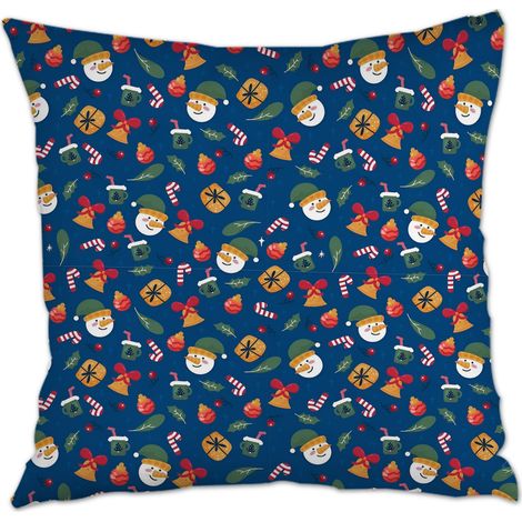 Housse de coussin 45x45 cm en polyester facile d'entretien pour canapé lit salon chambre décoration de la saint-valentin (1/5)