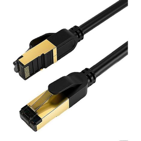 Câble Ethernet Cat8 RJ45, cordon de brassage réseau LAN de 10 m (1/4)