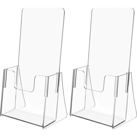 de 2 Porte brochures en Acrylique Transparent Pr sentoir (1/5)