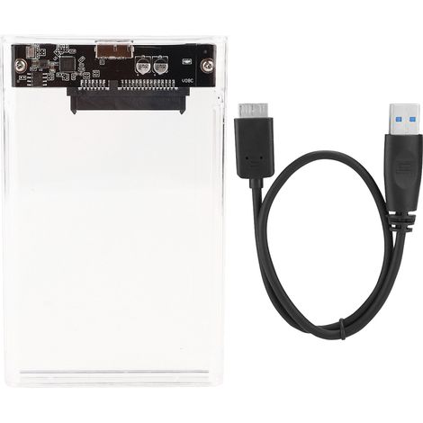 Boîtier Externe USB 3.0 pour Disque Dur SATA 2.5 Pouces - HDD SSD (1/5)