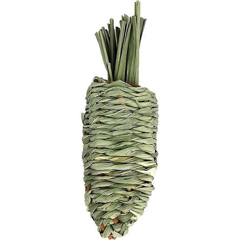 Heu-Gras-Leckerli-Kauspielzeug für Degus und Kaninchen, natürliches Gras-Käfigzubehör (1/5)