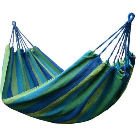 BUNTHAUS Hamac Extérieur Hamac Portable Balancez Épais Toile Hamac Camping Hamac Camping Balancelle Chambre Hamac Chaise Lazy Pour Home Camping Garden Beach
