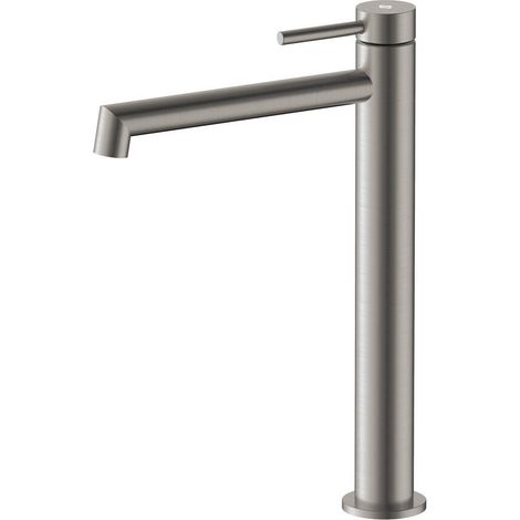 Monomando Lavabo Alto Persio Acero Cepillado - GME (1/2)