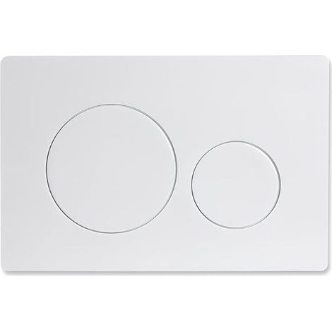 (Blanc) 1 pièce applicable à la plaque de réservoir d'eau Geberit, plaque de chasse d'eau Geberit, compatible avec la plaque de chasse d'eau suspendue, panneau de réservoir d'eau dissimulé, accessoire (1/5)