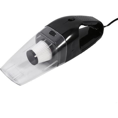 Tragbarer 12V 120W Autostaubsauger, Nass- und Trockensauger mit 5m Kabel, Schwarz (1/3)