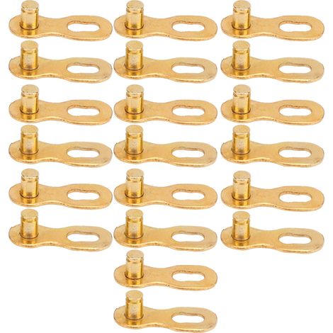 10 Paar 11-Gang Mountainbike-Kettenschnallen Schnellverschluss Fahrradverbinder Gold (1/5)