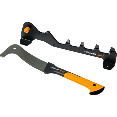 FISKARS Séparateur de bois d’allumage mural - X-Series 1079159 - fendage et coupe sécurisés (1/3)