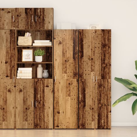 Highboard Altholz 45 x 42,5 x 185 cm