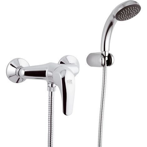 Rubinetto esterno doccia con doccia duplex e leva frontale - serie project (1/3)