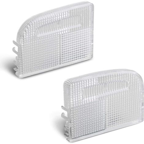 Cache de plafonnier intérieur 34401-SDA-A21 34402-SDA-A21 Côté droit et gauche Compatible avec Honda Accord Hybrid, Civic, Element, Odyssey, Pilot et Ridgeline (avec toit ouvrant uniquement) (1/5)