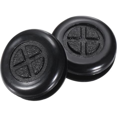 Passe-Fil en Caoutchouc Rond à Montage Double Face Diamètre 12 mm, Diamètre Intérieur 10 mm, pour la Protection des Fils, Lot de 10 Pièces (1/5)