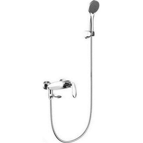 Trade Shop - Kit Completo Rubinetto Miscelatore Vasca Da Bagno + Doccetta Cromata Luxury -