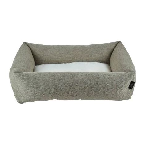 Lebon Hundebett Bonny L 70 x 60 cm gold-braun Kissen