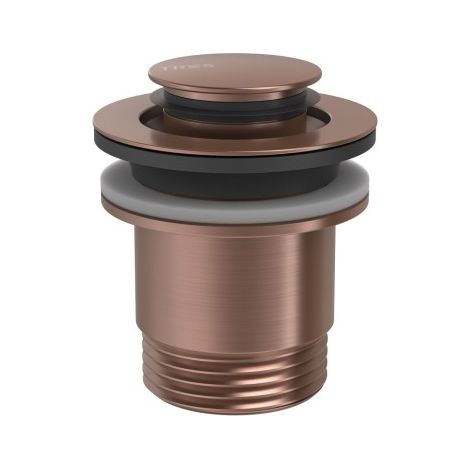 Bonde de vidage Click‑clack Simple‑rapid pour lavabo Volcanic - TRES 24284002VO