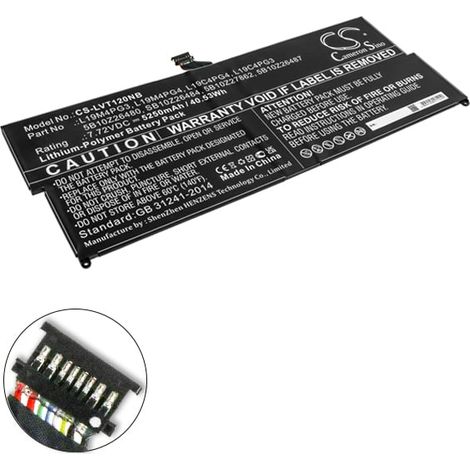 NX - Batterie ordinateur portable compatible Lenovo 7.72V 5250mAh - SB10Z26484L (1/4)