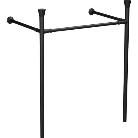 Construction THE NEW YORKER pour lavabo 80cm, noir mat (1/2)
