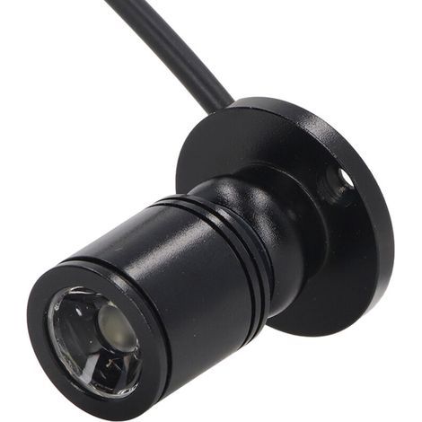 Mini spots LED réglables USB en aluminium – 2 m, lumière chaude 3000K – Idéaux pour vitrines et armoires (1/5)